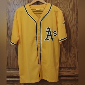 Yellow A's Baseball Suzuki Jersey